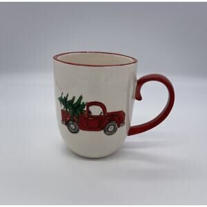 Modern Southern Home Christmas Tree Red Truck Mu